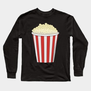 Bucket full of popcorn Long Sleeve T-Shirt